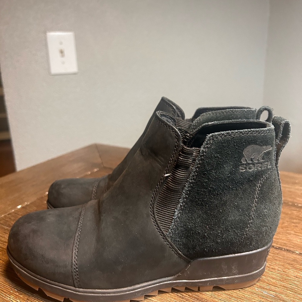 Sorel Evie Pull on Leather pull on waterproof boots size 5.5 - Picture 8 of 15